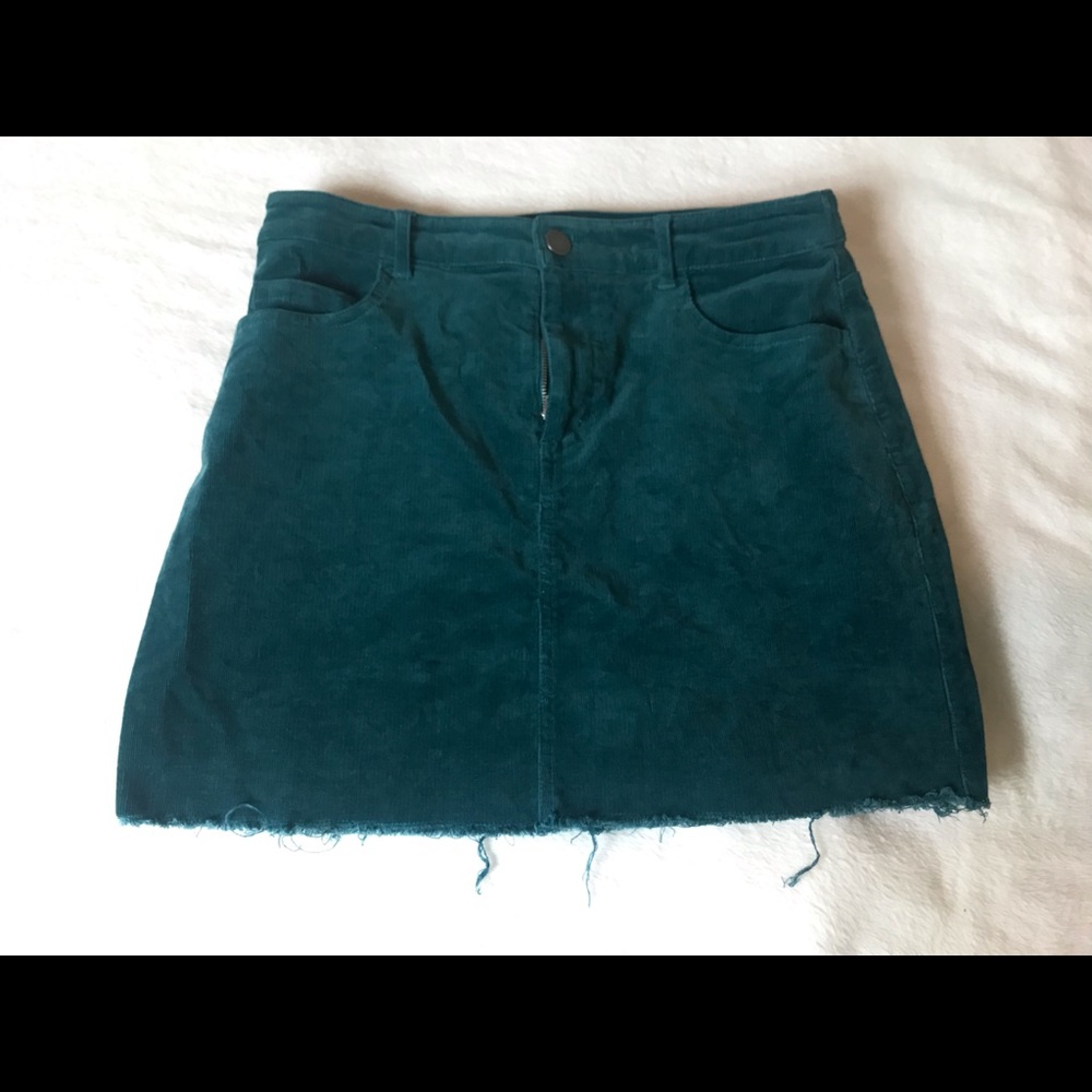 Green skirt